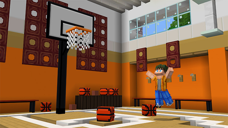minecraft basketball hoop