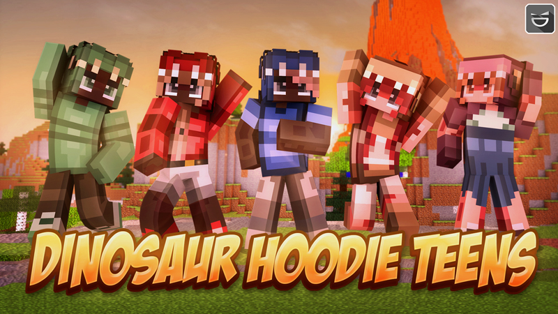 Dinosaur Hoodie Teens Key Art