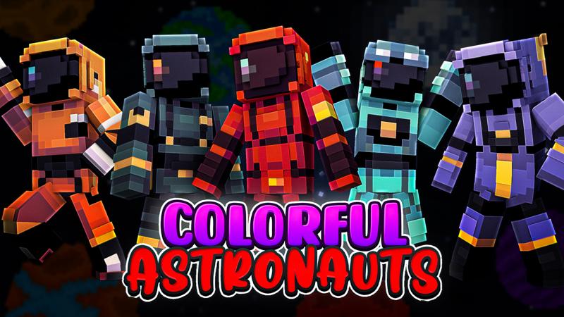 Colorful Astronauts Key Art