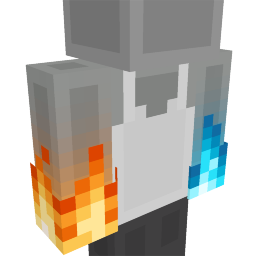 Double Bold Glow Fire Hands on the Minecraft Marketplace by HorizonBlocks