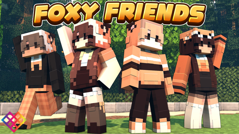 Foxy Friends on the Minecraft Marketplace by Rainbow Theory