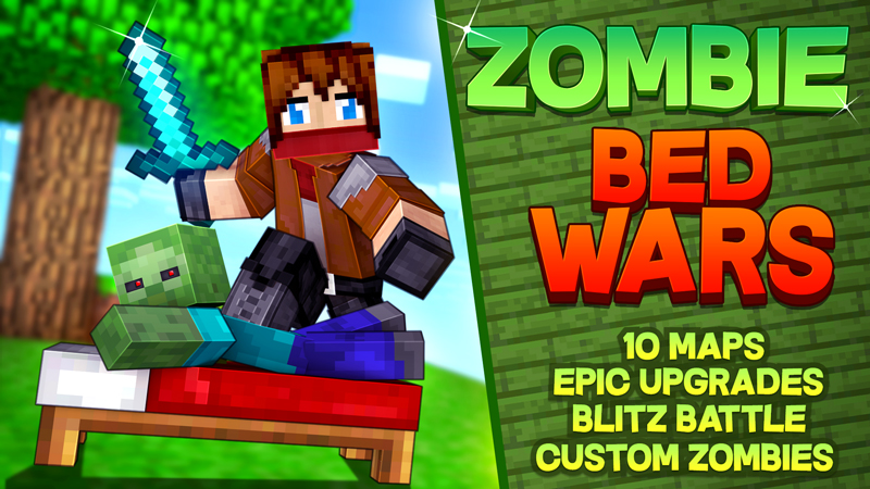 ZOMBIE BEDWARS! Key Art