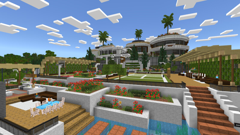 Oceanic Modern Mansion Oceanic Modern Mansion by CrackedCubes