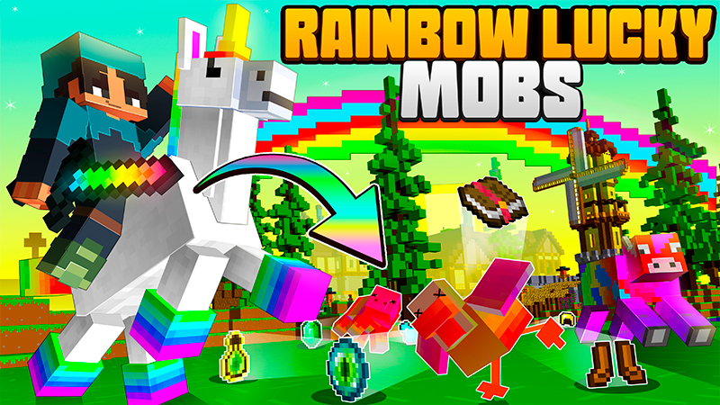 Rainbow Lucky Mobs Key Art