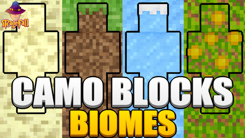 Camo Blocks: Biomes Key Art