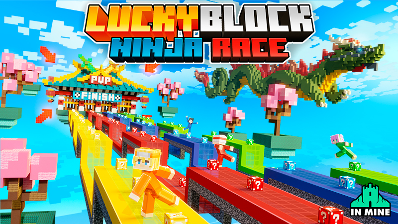 Ultimate Lucky Block Race by Ninja Block (Minecraft Marketplace