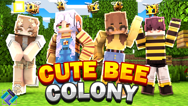 Cute Bee Colony Key Art