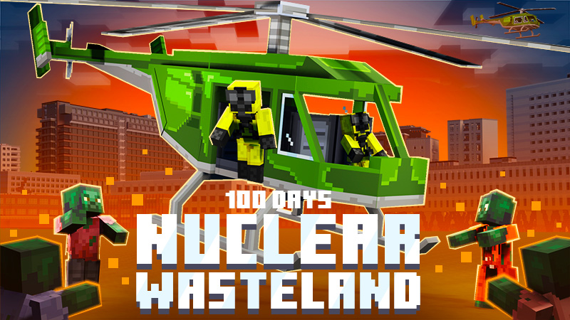100 Days: Nuclear Wasteland Key Art
