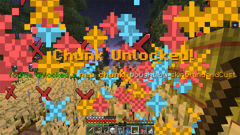 SURVIVAL BUT CHUNKS ARE LOCKED Screenshot #2