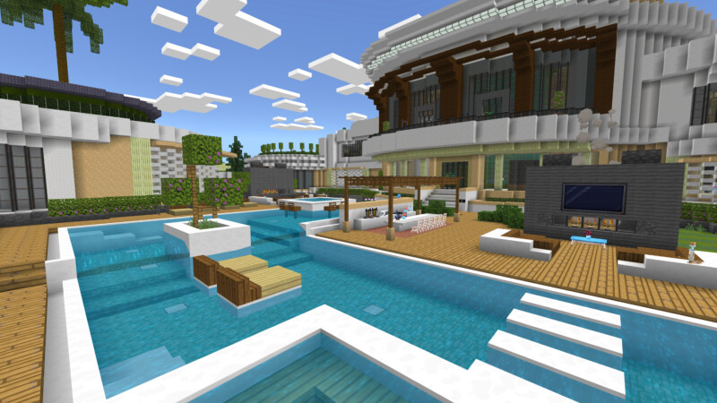Oceanic Modern Mansion Oceanic Modern Mansion by CrackedCubes