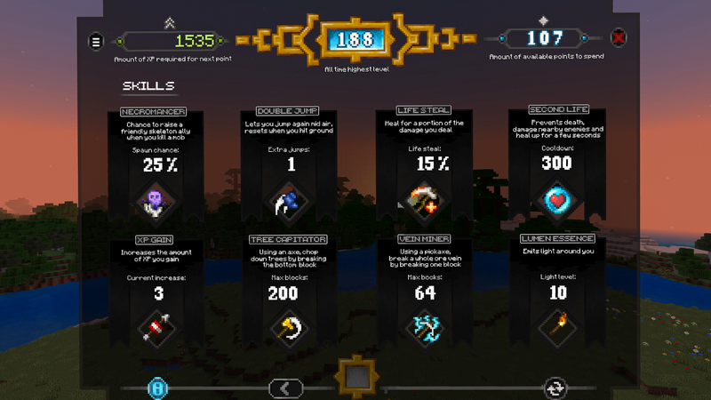 Levels Matter - Stats + Skills Add-On 1.0 by Shapescape