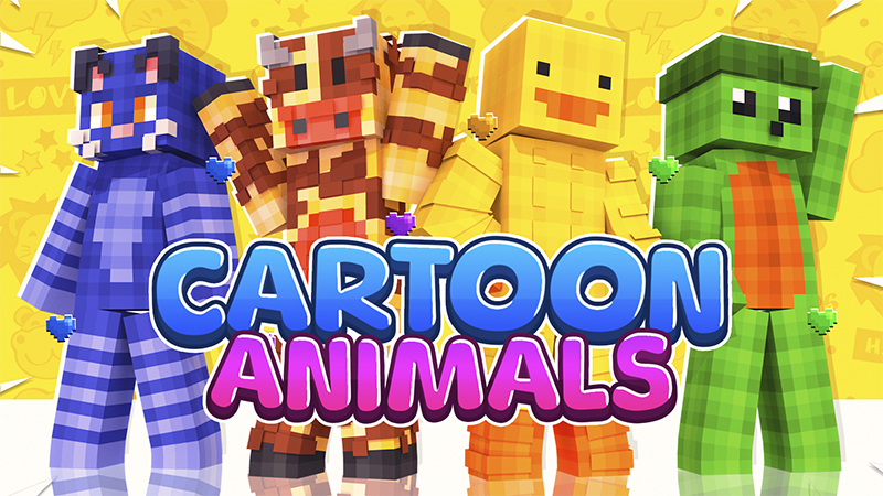 Cartoon Animals Key Art