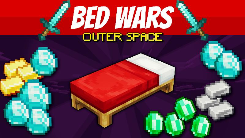 Bed Wars: Outer Space Key Art