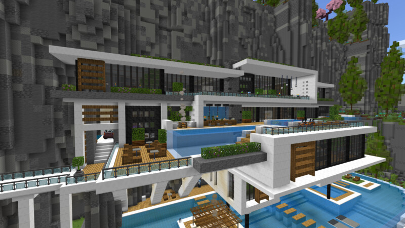 Mountainside Mansion (1.1) Mountainside Mansion (1.1) by CrackedCubes