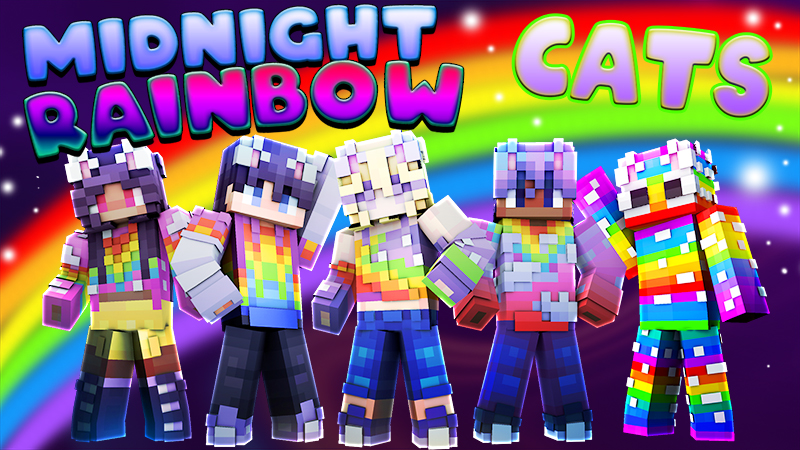 Midnight Rainbow Cats Key Art