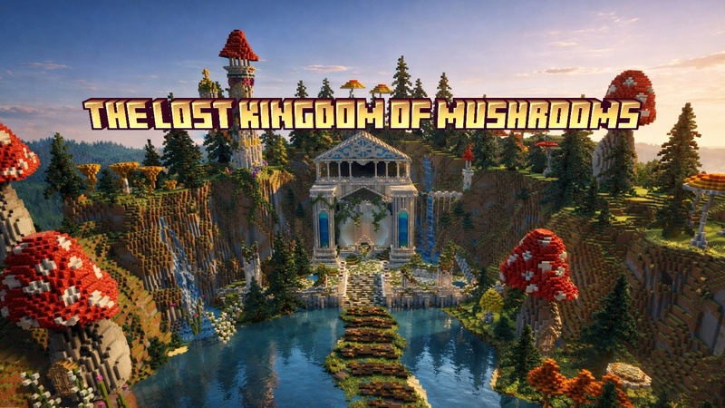 The Lost Kingdom of Mushrooms on the Minecraft Marketplace by Netherpixel