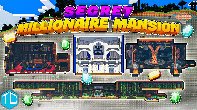 Secret Millionaire Mansion Key Art