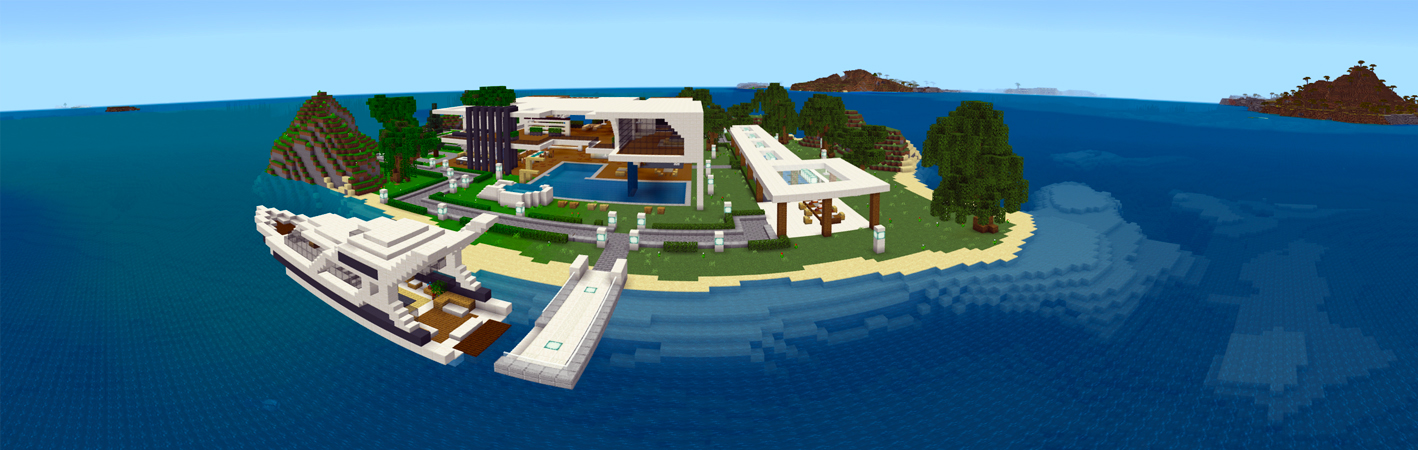 Modern Millionaire Island Panorama