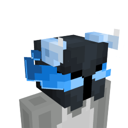 Dark Blue Dragon Helmet