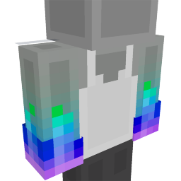 Rainbow Bold Glow Fire Hands on the Minecraft Marketplace by HorizonBlocks