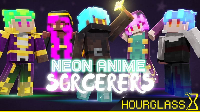 Neon Anime Sorcerers Key Art