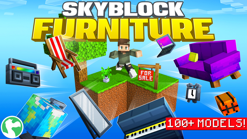 Skyblock Furniture Key Art