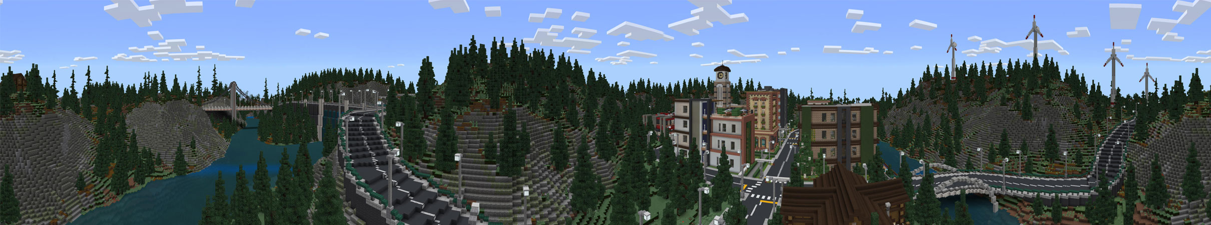 Woodland City Panorama