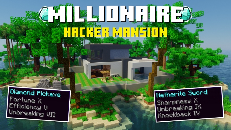 Millionaire Hacker Mansion Key Art