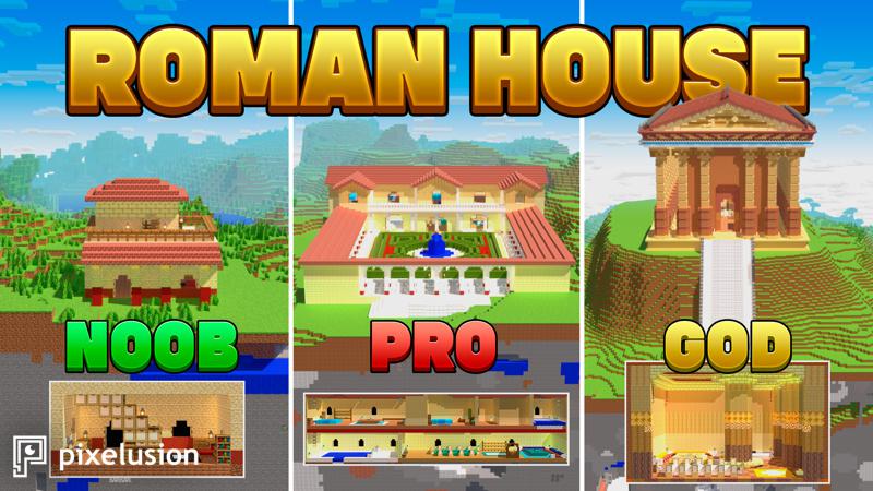 Noob VS Pro VS God Roman House Key Art