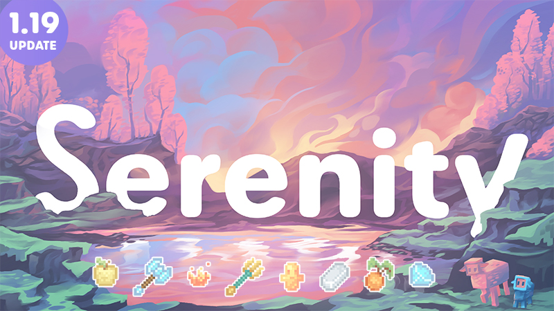 Serenity: Pastel Paradise Key Art