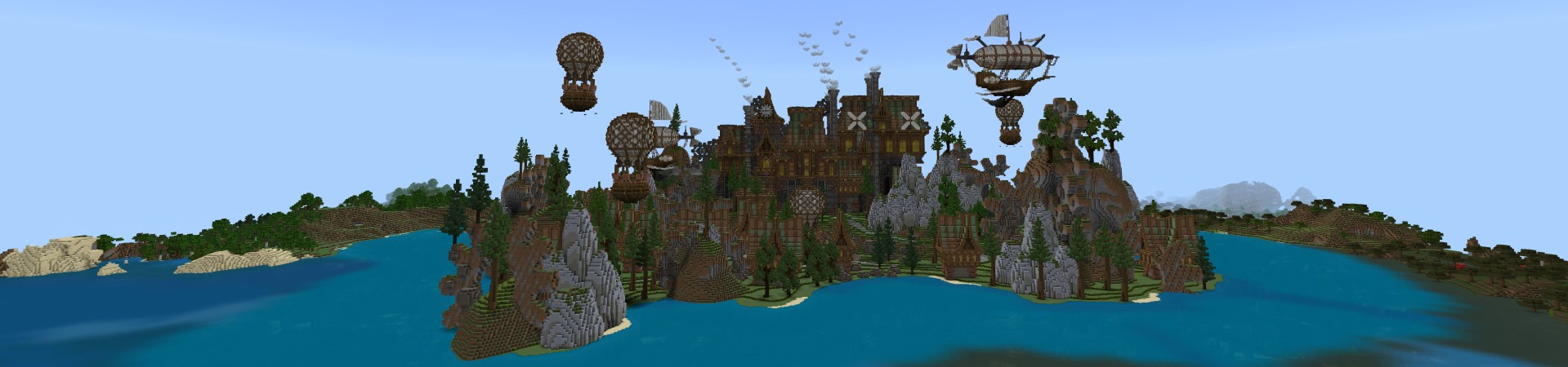 Steampunk Kingdom Panorama