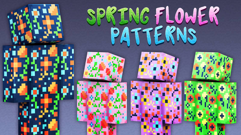 Spring Flower Patterns Key Art