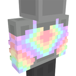 Rainbow Crop Top on the Minecraft Marketplace by Lunar Client