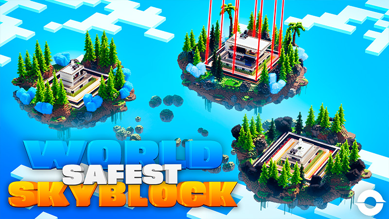 World's Safest Skyblock Key Art