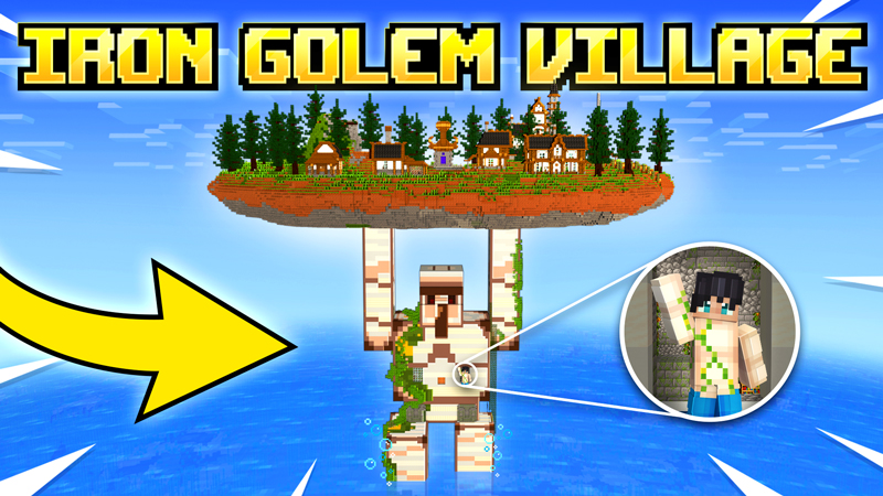 Iron Golem Village Key Art