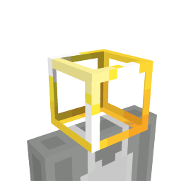 Golden Wireframe Head