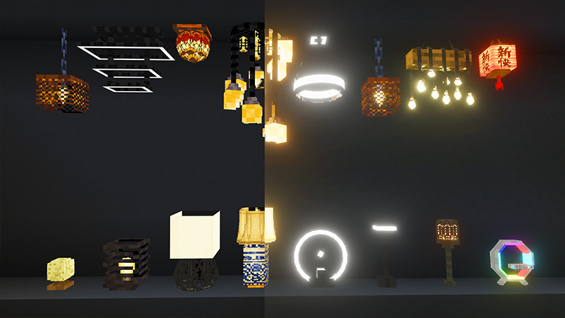 Lights and Lamps Vibrant & Redstone Update Add-On by KA Studios
