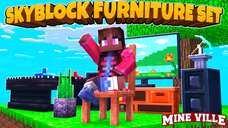 Skyblock Furniture Set Key Art