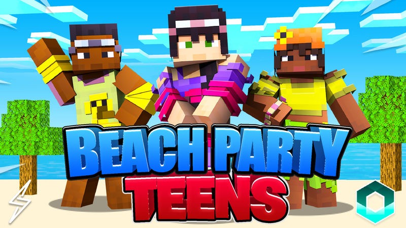 Beach Party Teens Key Art