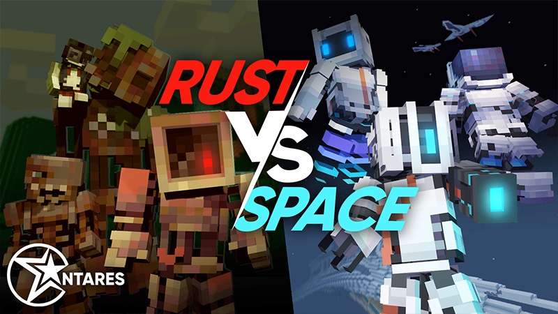 Robots: Rust VS Space Key Art