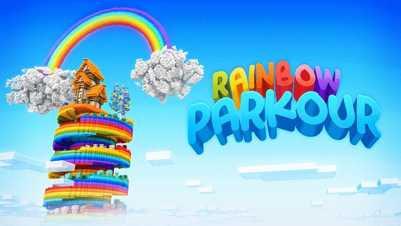 Rainbow Parkour Key Art