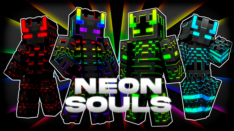 Neon Souls Key Art