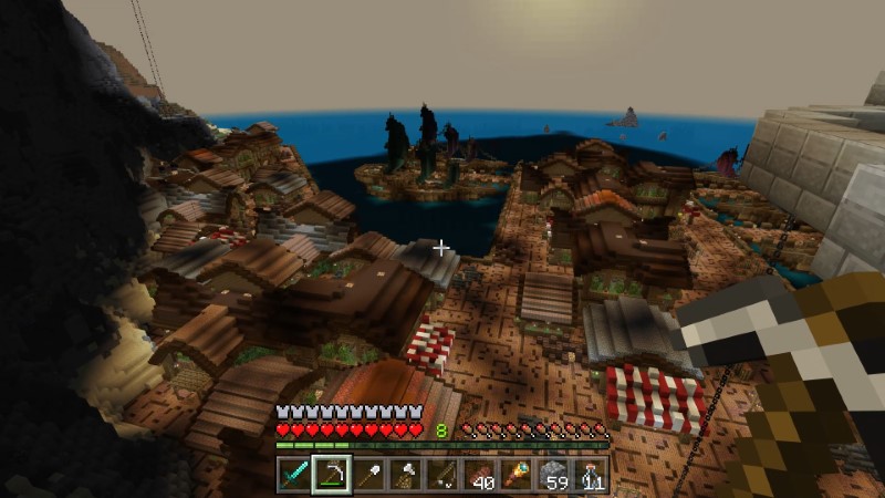 Cliff Village by Lifeboat
