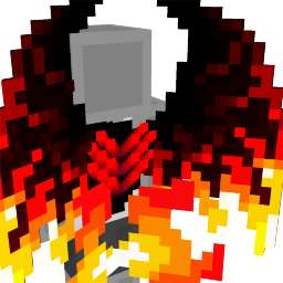 Dark Fire Demon Wings on the Minecraft Marketplace by Dalibu Studios