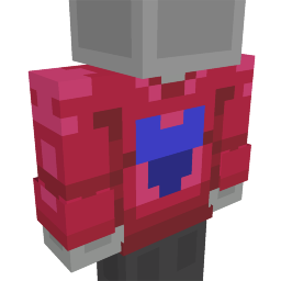 Red Heart Jumper on the Minecraft Marketplace by Hush Designs