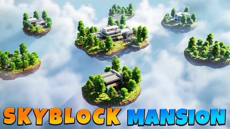 Skyblock Mansion Key Art