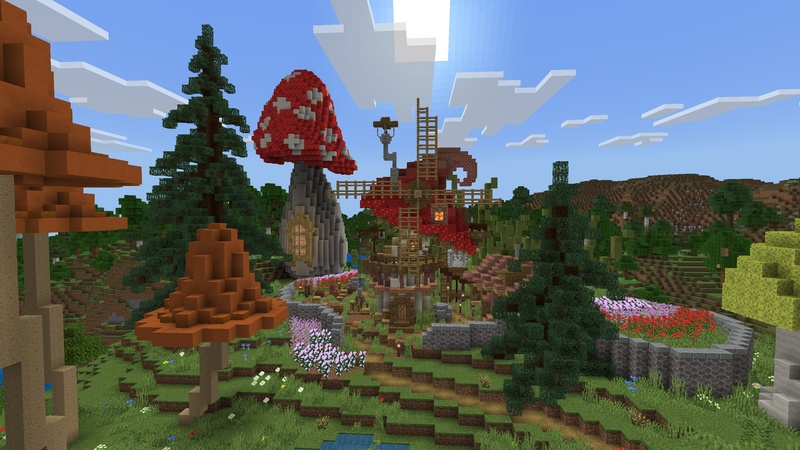 The Lost Kingdom of Mushrooms by Netherpixel
