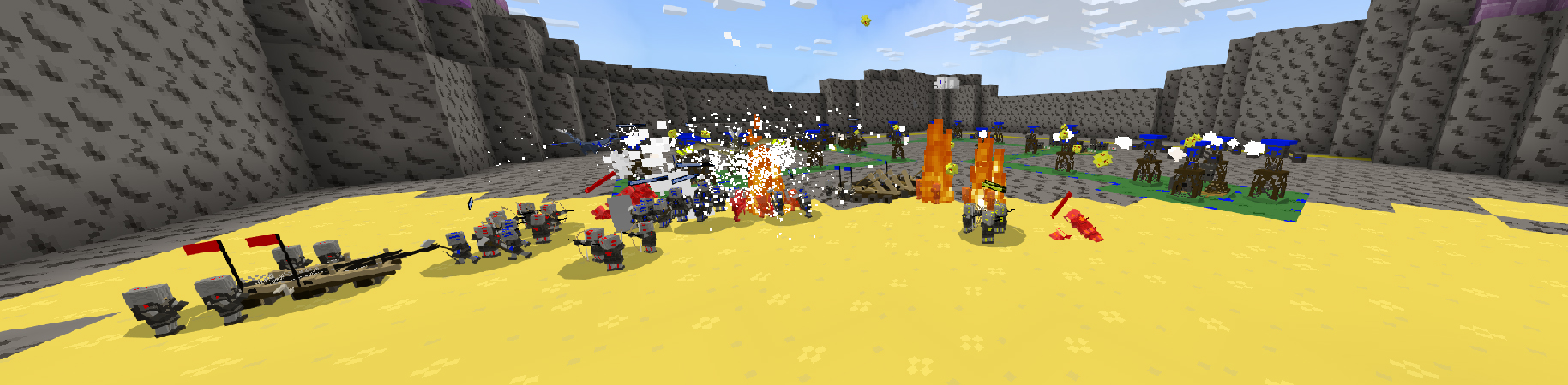 Mini Battle Warriors Panorama