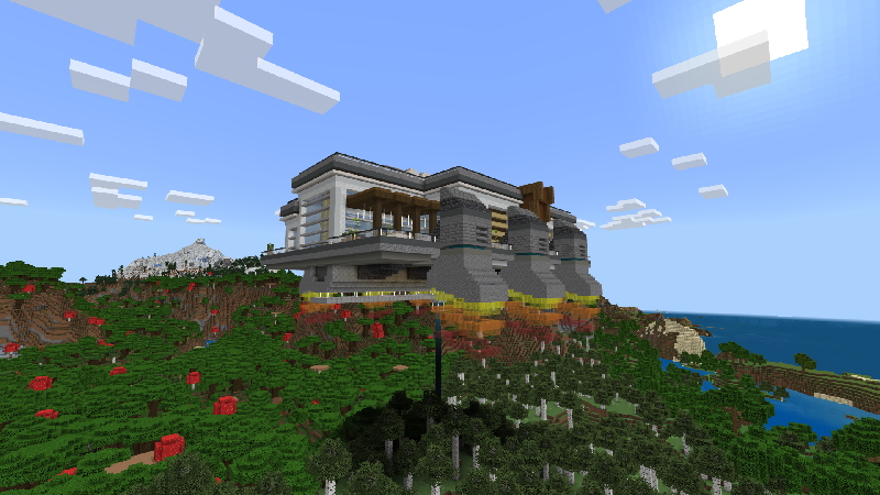 Flying Mansion by In Mine (Minecraft Marketplace Map) - Minecraft ...