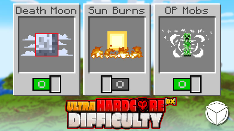 ULTRA Hardcore Difficulty [DX] on the Minecraft Marketplace by Logdotzip